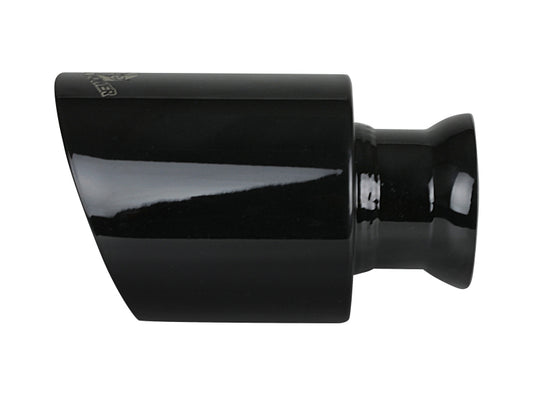 aFe MACH Force-XP 4-1/2in Black OE Replacement Exhaust Tips - 15-19 Dodge Charger/Hellcat - 49C32068-B
