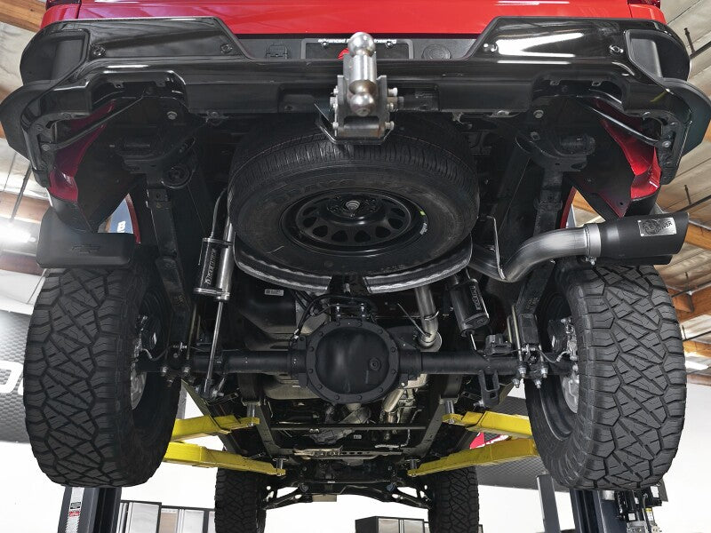 AFE Apollo GT Series 19-20 GM 1500 2.7L (T) 409 SS CB Exhaust System w/Black Tip - 49-44108-B