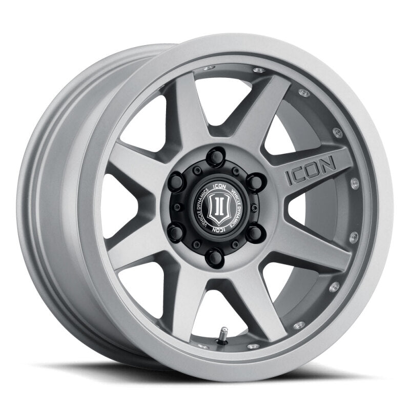 ICON Rebound Pro 17x8.5 / 5x5.5 / 0mm / 4.75in BS Titanium Wheel - 21817858547LBTT