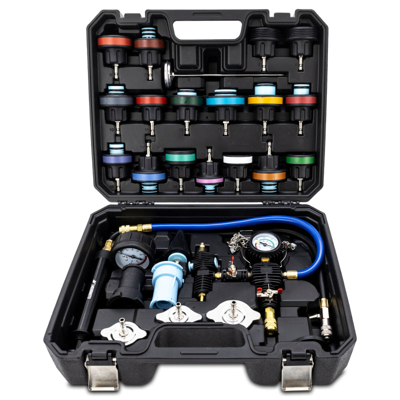 Mishimoto Cooling System Pressure Tester / Vacuum Purge Kit - 28pc - MMTL-CPT-28