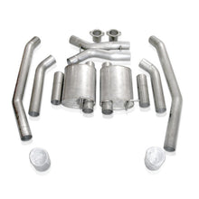 Load image into Gallery viewer, Stainless Works 2005-06 GTO 3in Catback Chambered Mufflers X-Pipe - 05GTOTMCB