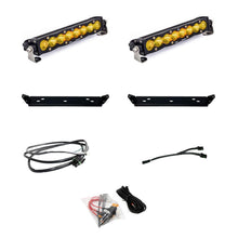 Load image into Gallery viewer, Baja Designs 2021+ Ford Raptor S8 Behind Grill Kit -10in. Amber D/C - 448066