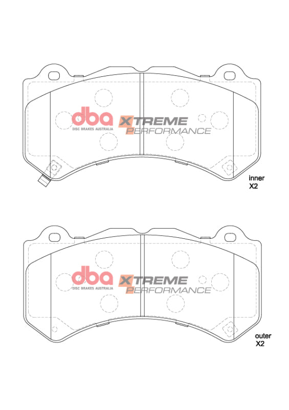 DBA 18-22 Jeep Grand Cherokee Trackhawk XP Performance Front Brake Pads - DB15039XP