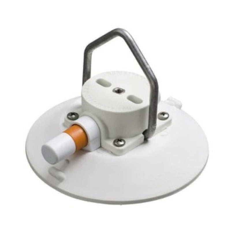 SeaSucker 6in. SeaSucker w/Pointed Stainless Steel D-Ring - White - VM1016W-6