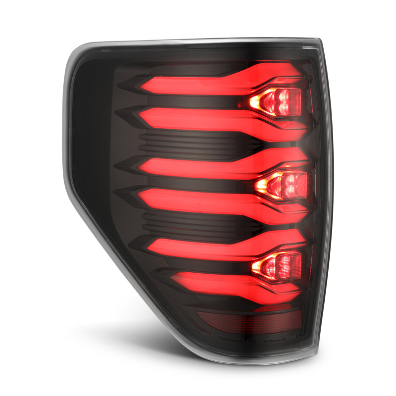 AlphaRex 09-14 Ford F150 LUXX LED Taillights - AlphaBlack Housing - 653080
