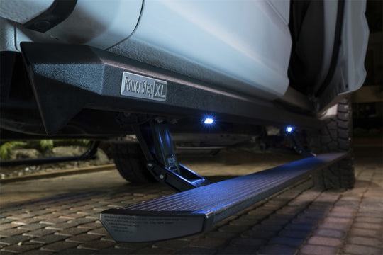 AMP Research 2020 Ford F250/350/450 SuperCrew Cab PowerStep XL - Black - 77236-01A