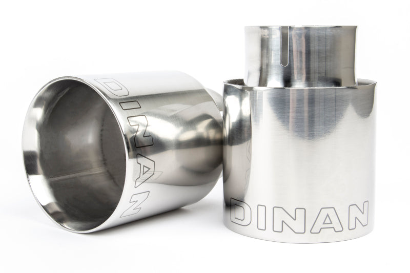 Dinan 17-24 Mini Cooper Clubman/Countryman S (F54/F60) Valved Axleback Exhaust - Polished Tips - D660-0083