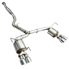 Load image into Gallery viewer, AWE Tuning 2015+ Subaru WRX VA Sedan Touring Edition Exhaust - Chrome Silver Tips (102mm) - 3015-42098