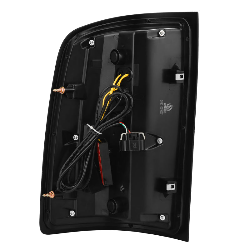 AlphaRex 07-13 GMC Sierra 1500/07-14 2500/3500HD (No Classic/Dually) Luxx-Series LED Tail Lights Blk - 630060