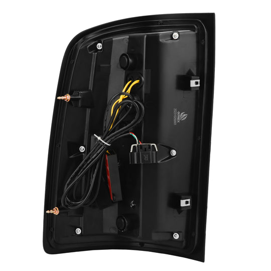 AlphaRex 07-13 GMC Sierra 1500/07-14 2500/3500HD (No Classic/Dually) Luxx-Series LED Tail Lights Blk - 630060