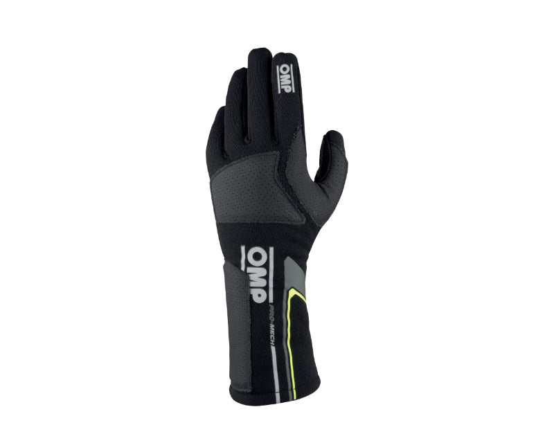 OMP Pro Mech Evo Gloves Black - Size L (Fia 8856-2018) - IB0-0758-B01-071-L