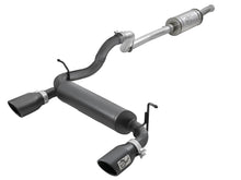 Load image into Gallery viewer, aFe Rebel Series 2.5in 409 SS Cat-Back Exhaust System w/ Black Tips Jeep Wrangler (JL) 2018 V6 3.6L - 49-48066-B