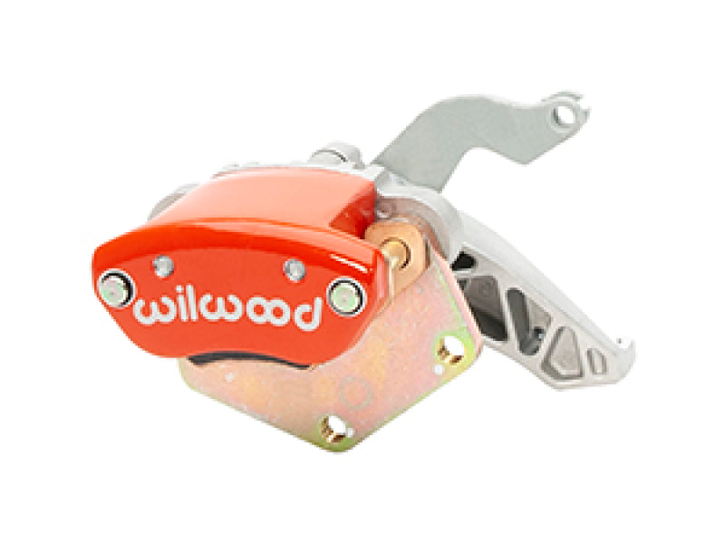 Wilwood Caliper-MC4 Mechanical Parking Brake-R/H - Red 2.00 MT 1.19in Piston .81in Disc - 120-15353-RD