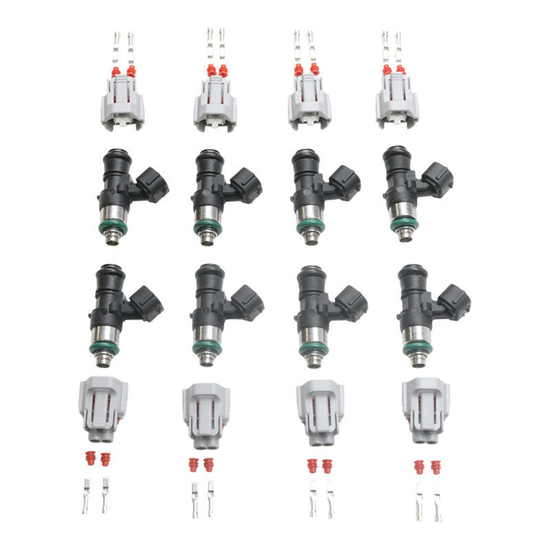 DeatschWerks Set of 8 2400cc/min for Fitech Go EFI 8/Holley Super Sniper 1250 - 16S-19-2400-8