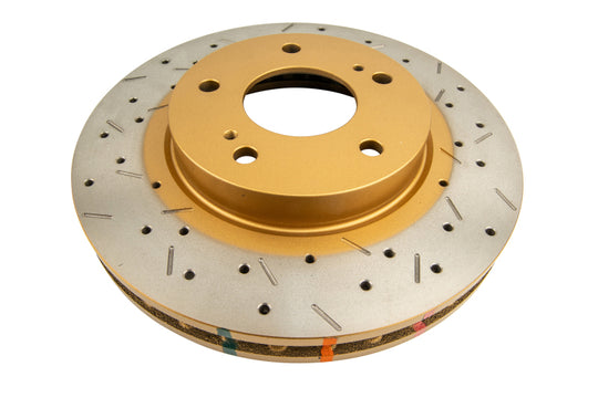 DBA 7/90-96 Turbo/6/89-96 Non-Turbo 300ZX Front Drilled & Slotted 4000 Series Rotor - DBA4909XS