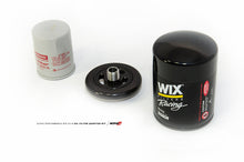 Load image into Gallery viewer, AMS Performance 2009+ Nissan GT-R R35 Alpha CNC Billet Oil Filter Adapter w/Street Filter - ALP.07.04.0028-2