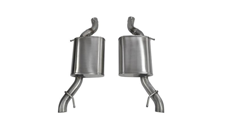 Corsa 2014-16 Axle-Back Exhaust Dual Rear Polished Outlet 2014 Cadillac CTS Vsport 3.6L V6 Automatic - 14325