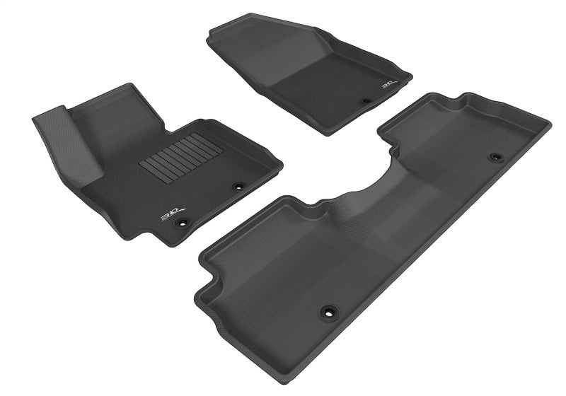 3D MAXpider 14-19 Kia Soul Kagu Black Full Set - L1KA02001509