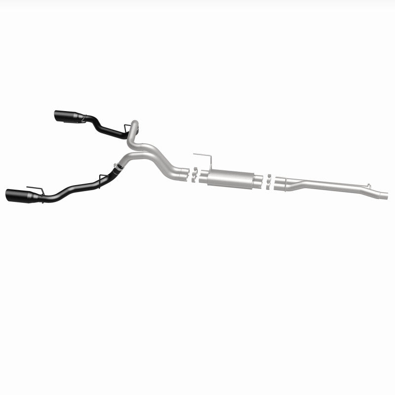 MagnaFlow SYS Cat-Back 2017 Ford F-150 Raptor 3.5L Dual Black Coated 3in Tips - 19350