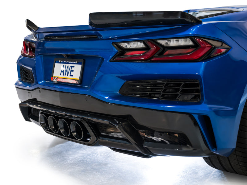 AWE Tuning 2023 C8 Corvette Z06 SwitchPath Cat-Back Exhaust - Diamond Black Tips - 3025-43906