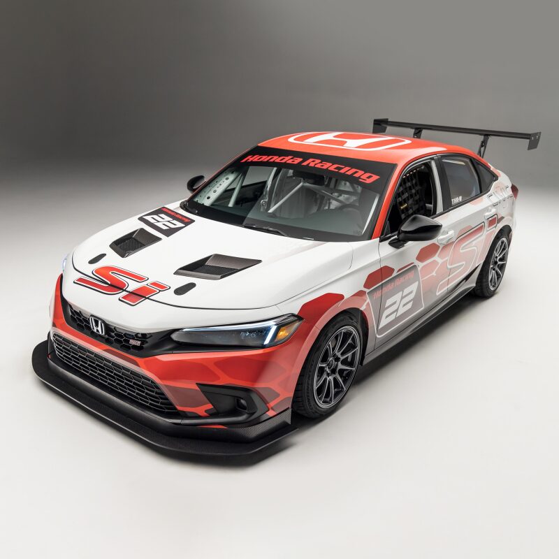 Seibon 2022+ Honda Civic 4Dr THRW-style Carbon Fiber Hood - HD22HDCV4D-THRW