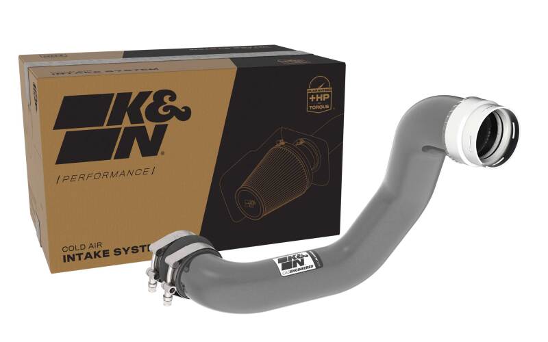K&N 23-24 GM Colorado/Canyon 2.7L L4 Charge Pipe - Aluminum Tube - Gunmetal Gray - 77-1021KC