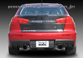 HKS 08-09 Evo 10 Hi-Power Dual Tip Catback Exhaust - 31008-BM001
