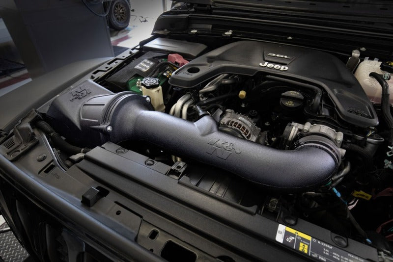 K&N Dryflow Air Intake System Jeep Wrangler Jl V6-3.6L F/I 18-23 - 30-1576