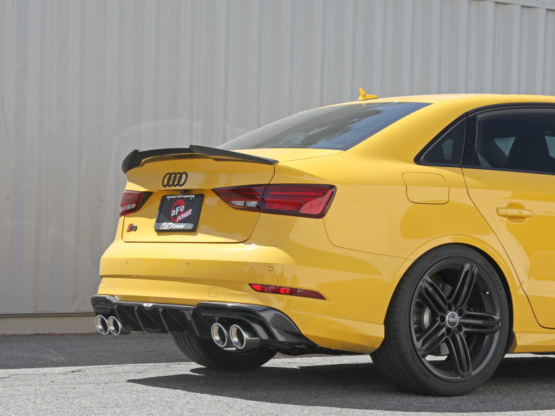 aFe MACHForce XP 3in-2.5in 304SS Exhaust Cat-Back 15-20 Audi S3 L4-2.0L (t) - Polished Tips - 49-36442-P