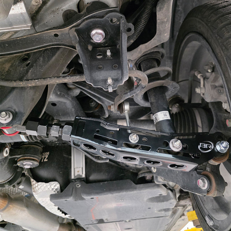 BLOX Racing Racing Rear Lower Control Arms - Blk (Toyota 86 / Scion FRS / Subaru BRZ / WRX / STi) V2 - BXSS-50010-BK-V2