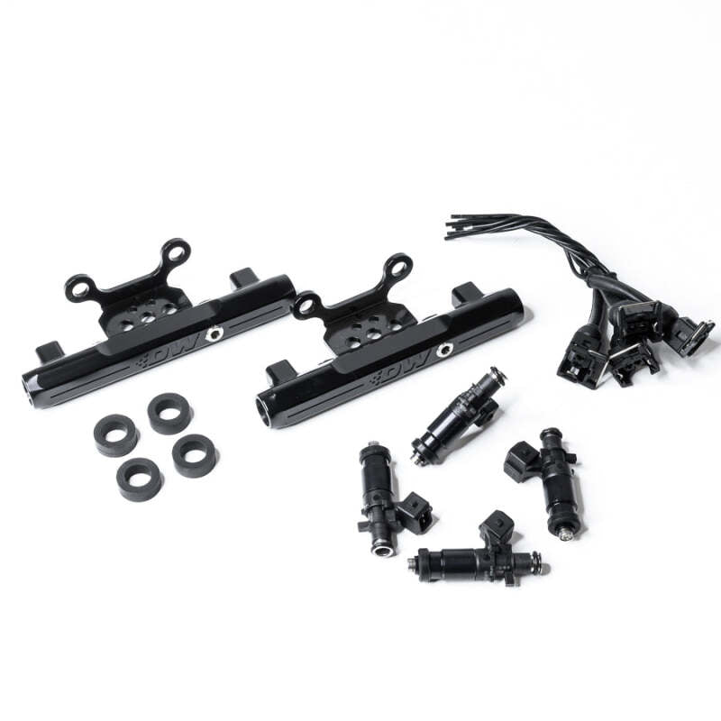 DeatschWerks 04-06 Subaru STI/LGT Side Feed to Top Feed Fuel Rail Conv Kit w/ 1200cc Injectors - 6-101-1200