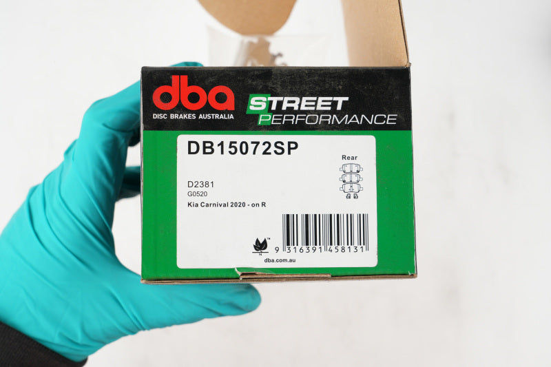 DBA 2022 Hyundai Santa Cruz Rear SP Performance Brake Pads - DB15072SP
