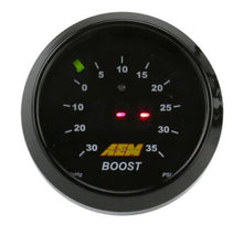 Load image into Gallery viewer, AEM 52mm Boost Digital Gauge -30-35psi - 30-4406
