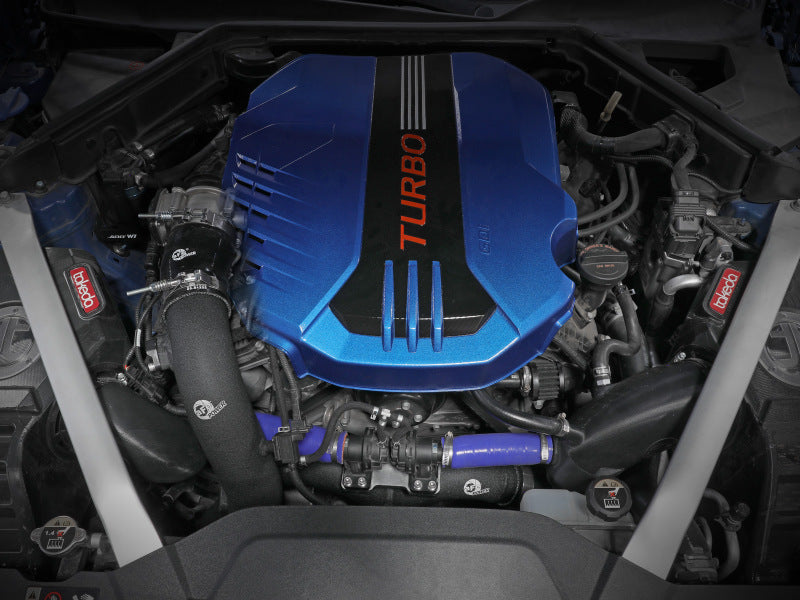 aFe Kia Stinger 18-22 V6-3.3L (tt) BladeRunner Cold Charge Pipe- Black - 46-20509-B