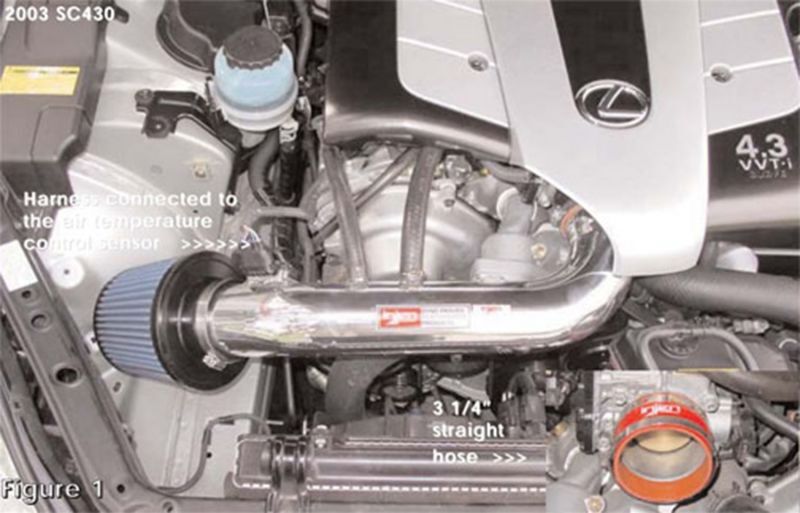 Injen 01-03 Lexus GS430/LS430/SC430 V8 4.3L Black IS Short Ram Cold Air Intake - IS2095BLK