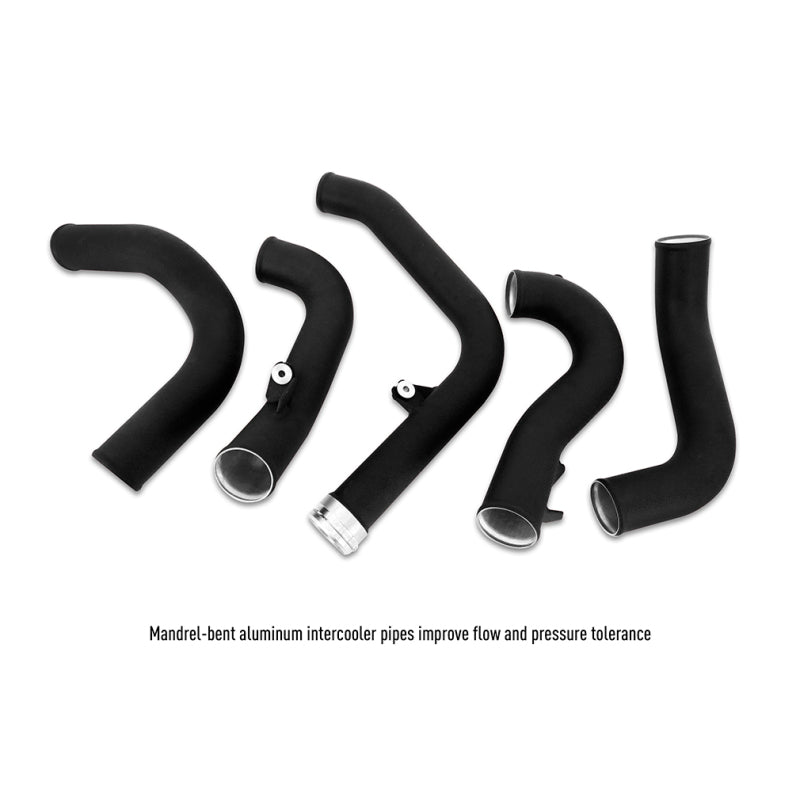 Mishimoto 2022+ WRX Front Mount Intercooler Kit BK Core MWBK Pipes - MMINT-WRX-22BKBK