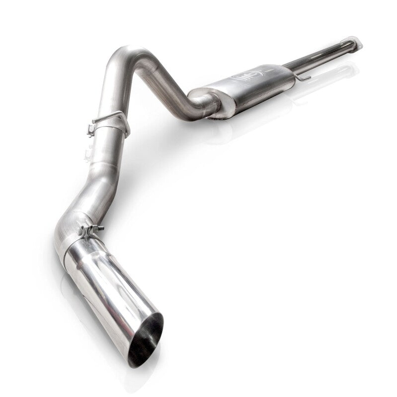 Stainless Works 2015-16 Ford F-150 2.7L/3.5L 3.5in Catback S-Tube Muffler Factory Connection - FT15ECOCBLMF