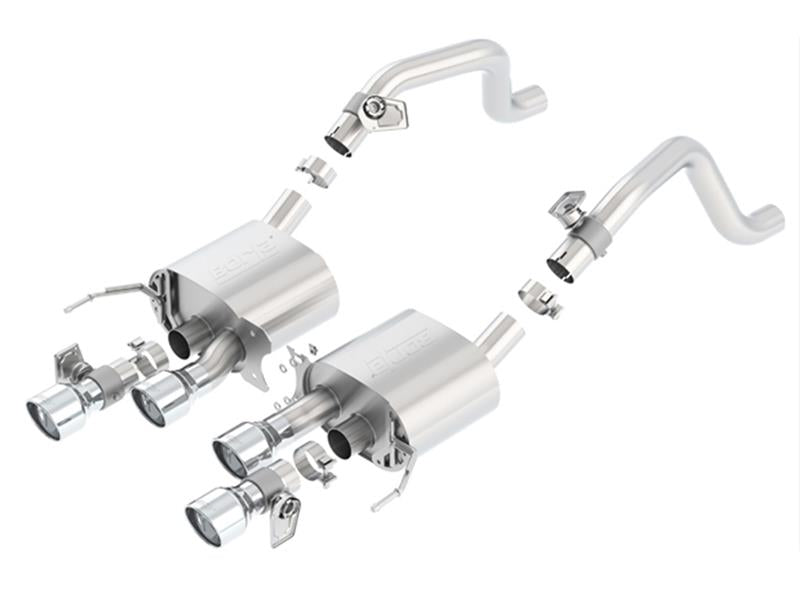 Borla 2014 Chevrolet Corvette C7 6.2L 8cyl S Type Exhaust w/ NPP Dual Mode (rear section only) - 11874