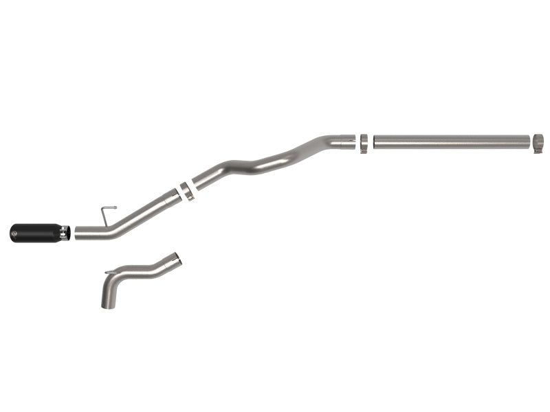 aFe Vulcan Series 3in 304SS DPF-Back Exhaust w/ Black Tip 14-18 Mercedes-Benz Sprinter 2500 - 49-36502-B