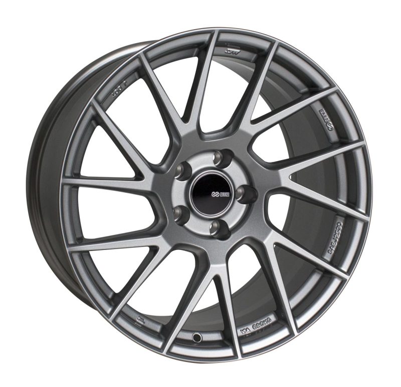 Enkei TM7 17x8.0 5x114.3 45mm Offset 72.6mm Bore Storm Gray Wheel - 507-780-6545GR