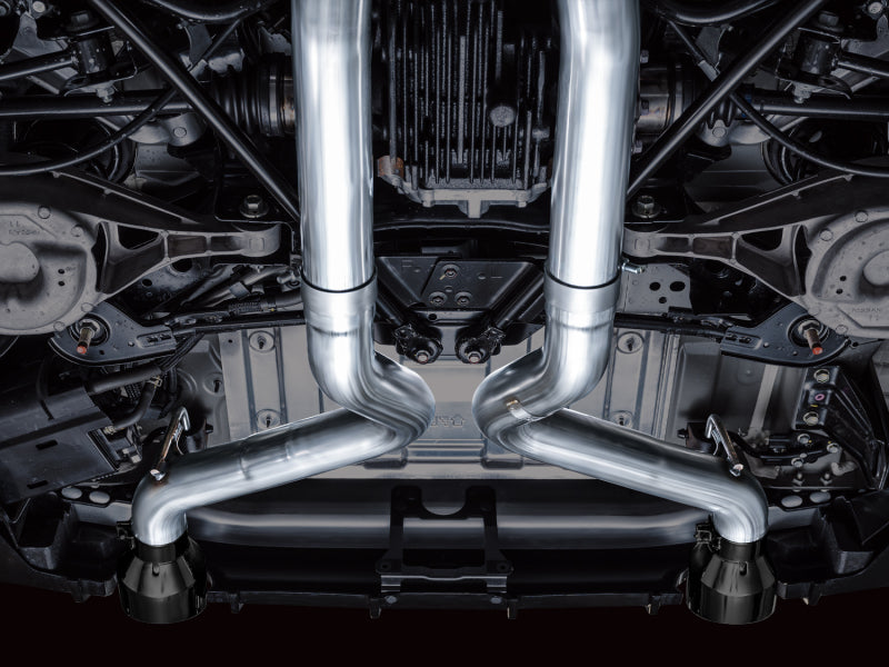 AWE Tuning 2023 Nissan Z RZ34 RWD Track Edition Cat-Back Exhaust System w/ Diamond Black Tips - 3020-33400