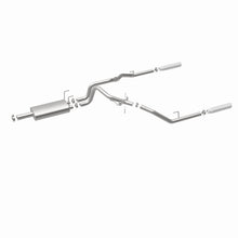 Load image into Gallery viewer, Magnaflow 09-13 Dodge Ram 1500 V6 3.6L Dual Spilt Rear Exit Polished Stainless C/B Perf Exhaust - 15249