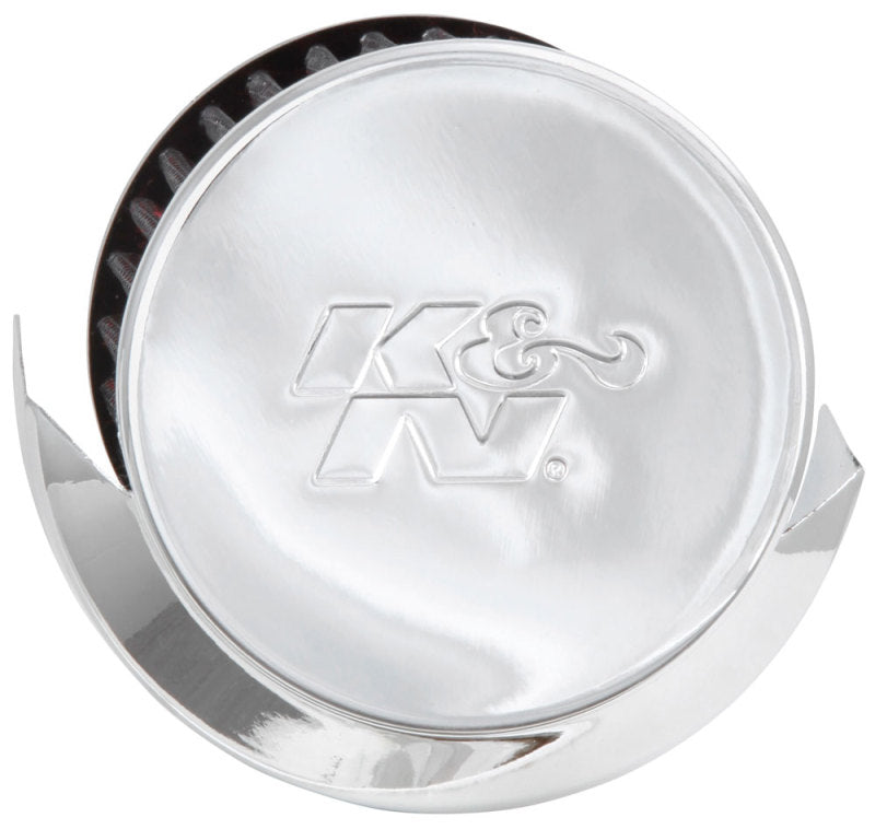 K&N 1in Flange L x 3in OD x 2.5in Height Clamp On Crankcase Vent Filter - 62-1516