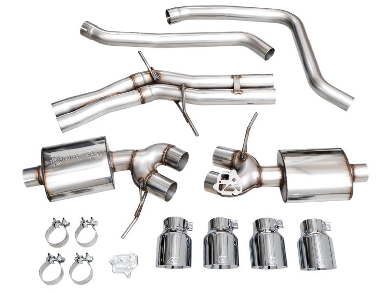 AWE Tuning 2022+ Porsche Macan 2.9TT Touring Edition Cat-Back Exhaust w/ Chrome Silver Tips - 3015-42952