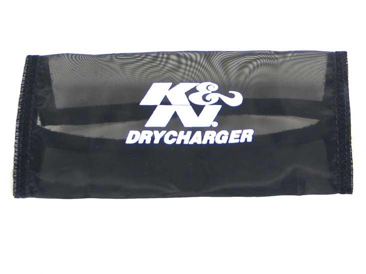 K&N Drycharger Wrap Black 7.125in W 7.125in L - YA-4504-TDK