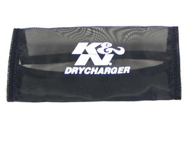 K&N Drycharger Wrap Black 7.125in W 7.125in L - YA-4504-TDK