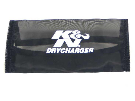 K&N Drycharger Wrap Black 7.125in W 7.125in L - YA-4504-TDK