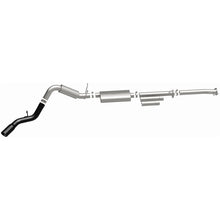 Load image into Gallery viewer, MagnaFlow 11-19 GM 2500/3500 6.0L 4in Single Passenger Side Rear Exit Cat-Back Exhaust w/Black Tips - 19376