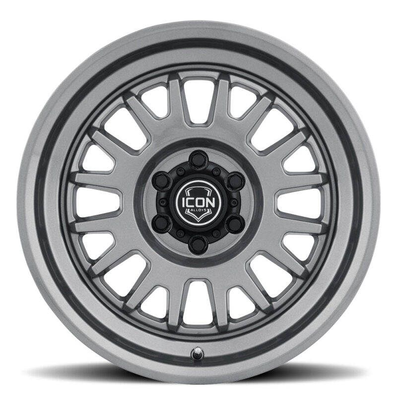 ICON Anza 17x8.5 / 5x150 / 25mm / 5.75in BS Gun Metal Wheel - 8217855557GM