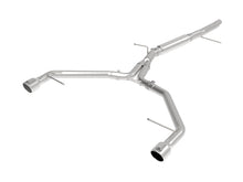 Load image into Gallery viewer, aFe MACHForce XP 3in-2.5in SS Exhaust Axle-Back 17-19 Audi A4 (B9) L4-2.0L (t) - Polished - 49-36419-P